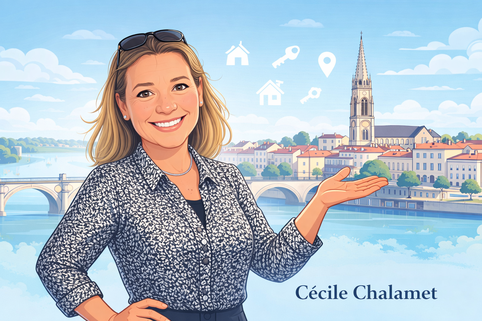 Cécile Chalamet, conseillère immobilier à Libourne