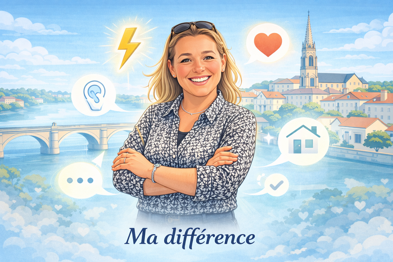Ce qui distingue Cécile Chalamet, mandataire immobilier à Libourne