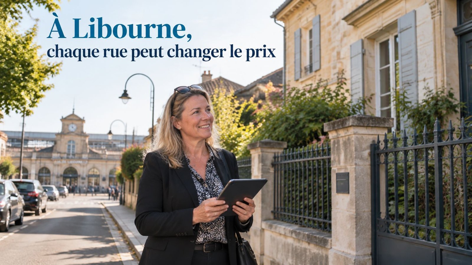 Estimation d'une maison dans une rue résidentielle de Libourne