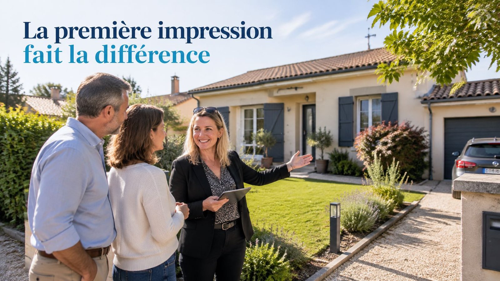 Maison familiale libournaise avec jardin entretenu, préparée pour la vente