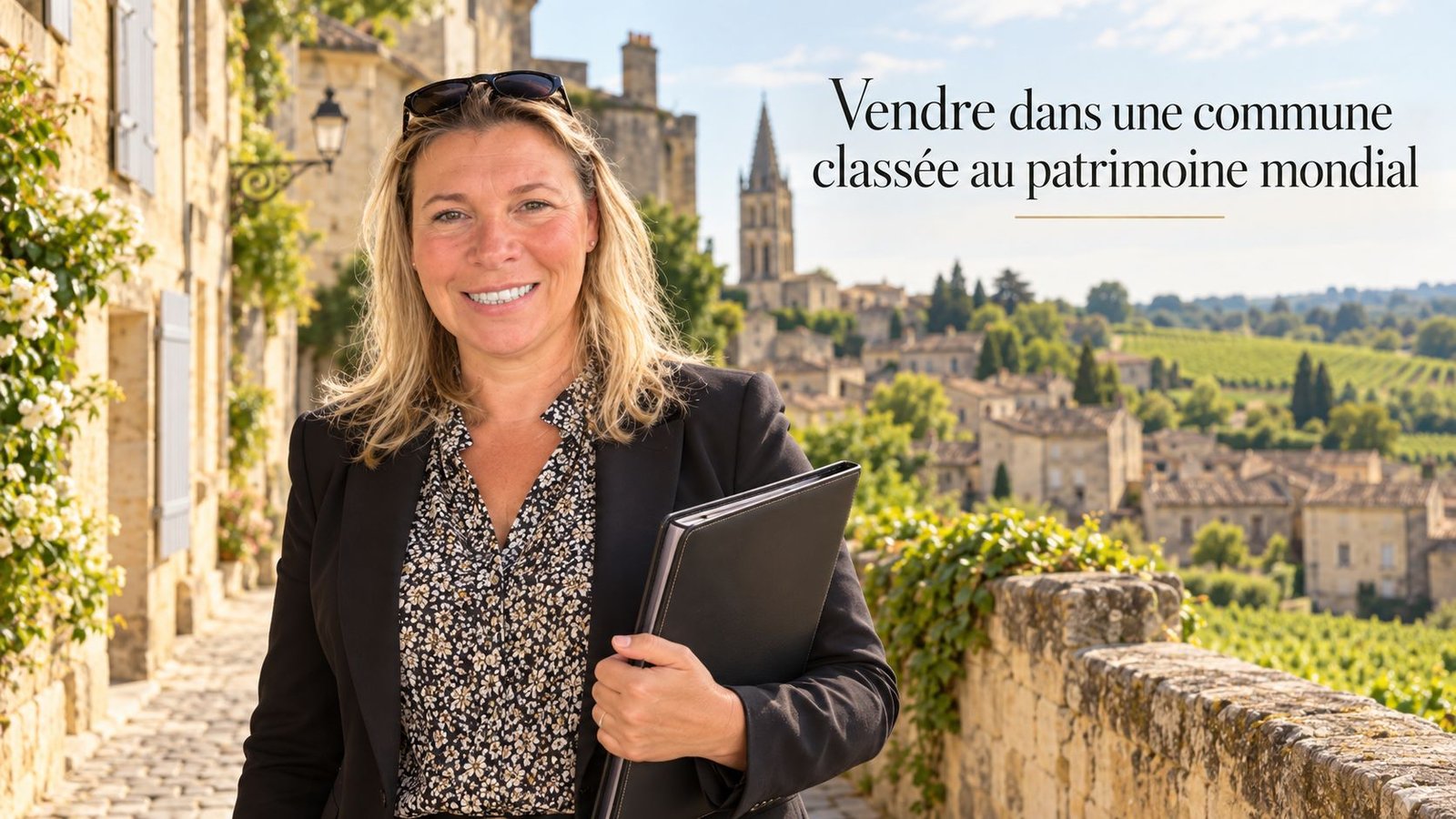 Vendre sa maison à Saint-Émilion — Cécile Chalamet, conseillère immobilier iad